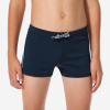 DECATHLON Chlapčenské boxerkové plavky 100 Plus tmavomodré 113-122 cm