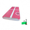 Airtrack MASTER nafukovacia žinenka 200 x 100 x 10 cm - ružová - biela