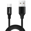 Kábel Baseus USB - microUSB typ B 1,5 m, čierny