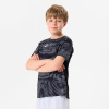 KIPSTA Detský futbalový dres Wavy Club čierno-biely 123-130 cm