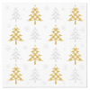 Sada 20 vianočných papierových obrúskov Christmas Tree Check 33 x 33 cm PAW