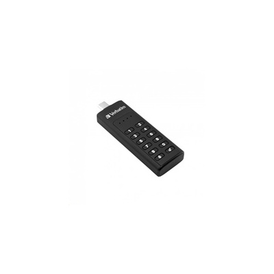 VERBATIM USB C 3.1 Drive 32 GB - Keypad Secure (R:160/W:130 MB/s) GDPR 49430