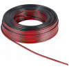 Reproduktorový kábel Goobay 2x2,5 mm CCA medený 25 m čierny-červený dva