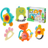 Huile Toys KIK KX5999 Sada chrastítek a kousátek pro miminka Dinosauři 5 ks