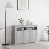 Kredenc Šedý sonoma Laminát 116 x 30 x 75 cm Kredenc Šedá 3333881