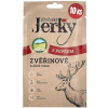 Sušené maso Jihočeské Jerky Zvěřinové s pepřem 200 g (10 x 20 g) (8594068231640)