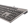 A4 TECH Klávesnica A4Tech KV-300H USB QWERTY čierna sivá