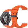 SILIKÓNOVÝ REMIENOK NA HODINKY HUAWEI WATCH GT5 PRO 46 MM 22 MM ORANŽOVÝ