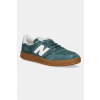 Semišové tenisky New Balance CT500 zelená farba, CT500AA