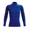 Kompresné tričko Under Armour ColdGear Armour Comp Mock BLU 400 M