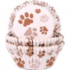 Košíky na muffiny hnedé labky 50x33 mm - House of Marie