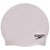 Speedo Plain Moulded Silicone Cap Grey One Size
