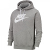 Nike Sportswear Club Fleece Men's Graphic Pullover Hoodie Grey/White M