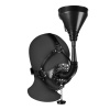 Shots Ouch! Xtreme Open Mouth Gag Head Harness with Funnel, postroj na hlavu pre piss play