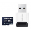 256 GB . microSDXC karta Samsung PRO Ultimate + USB adapter (U3, V30, A2), (r200MB/s, w130MB/s) MB-MY256SB/WW
