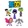 Výtlač na tortu cukrová hmota TEEN TITANS GO!