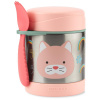 SKIP HOP Zoo Termoska na jedlo s lyžičkou/vidličkou Mačička 325 ml, 3r+