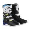 boty TECH 3S KIDS, ALPINESTARS, dětské bílá/černá/modrá, vel. 29)