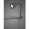 STOLNÁ LAMPA S KLIPOM TRIO WANDA 202620132 ČIERNA