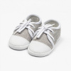 Dojčenské tenisky capačky New Baby jeans sivá 12-18 m
