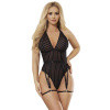 Subblime - 954147 body with garter belt black S/M