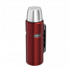 Termoska na nápoje 1.2 l s držiakom – červená (thermos)