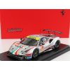 Looksmart Ferrari 488 Gte Evo 3.9l Turbo V8 Team Af Corse N 54 24h Le Mans 2021 F.castellacci - G.fisichella - T.flohr 1:43 Matná strieborná červená
