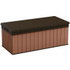 Keter Darwin 380L 142,5 x 65,3 x 54,5 cm hnedý 17211691