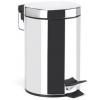 Wenko Nášľapný odpadkový kôš ušľachtilá oceľ strieborný lesklý 3 l