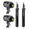 COLBOR SET4 2xCL100X LED + 2x statív SLS-220