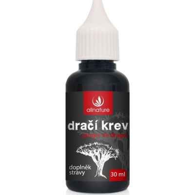 Allnature Dračia krv doplnok stravy zo 100% čistej živice stromu Croton lechleri (Sangre de Drago) 30 ml