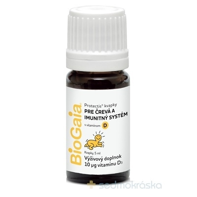 BioGaia Protectis s vitamínom D kvapky 5 ml