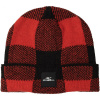 O'Neill CHECKMATE BEANIE čierna,červená,biela Pánska zimná čiapka UNI