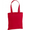 Westford Mill Nákupná bavlnená taška WM201 Classic Red 38 x 42 cm