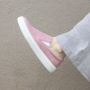 Vasky Leny Pink - Dámske kožené slip on růžové, ručná výroba jarné / letné topánky 43 EU