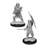 Dungeons & Dragons Nolzur's Marvelous Miniatures - Human Fighter Male 2-pack, 4 cm