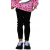 Legíny - Classic Leggings QBA Kids 116 (Čierne rebrované legíny qba deti %%% 116)