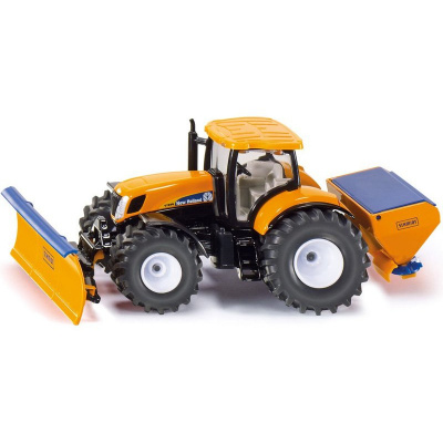 SIKU SIKU Super - traktor s přední radlicí a sypačem soli 1:50