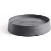 Ecopots Podmiska s kolieskami Oslo (sivá) - ∅ 45,40, výška 10,5 cm
