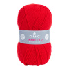 Priadza KNITTY 4 100g, ostro červená - odtieň 977