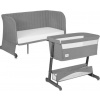 LIONELO Postýlka Thomi Plus 5v1 Grey Concrete