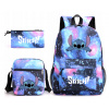 Školská taška - batoh Stitch a Lilo 3 v 1 VIACFAREBNÁ VYPR