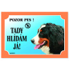 Dafiko Tabulka Tady hlídám! Bernský salašnický 1ks