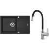 Set Sinks G4530XC (dřez Linea 780 XC Granblack 30 + baterie Flexia lesklá)