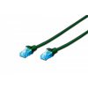 DIGITUS Digitus DK-1512-200/G sieťový kábel Zelená 20 m Cat5e U/UTP (UTP) (DK-1512-200/G)