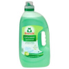 Čistiaci prostriedok na umývanie riadu, náhradná nápň, 5 l, FROSCH, zelený citrón