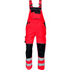 CERVA KNOXFIELD HI-VIS FL290 / Reflexné nohavice s trakmi - HV červená 50