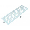 SRL - ALFA vetracia mriežka 130 x 1000 mm BIL - biela lesklá (RAL 9010) | MP-KOVANIA.sk