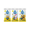 GOWIPES Minions vlhčené utierky s antibakteriálnym účinkom, s krémom a vitamínmi A, C, E a D-panthenolom, banánová vôňa (15ks)
