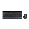 Súprava klávesnice a myši RAPOO 9900M multirežimová bezdrôtová ultratenká CZ/SK, čierna (6940056193490)